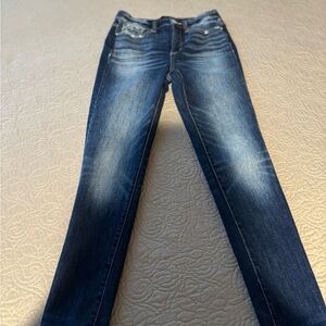 Buckle Black Ankle Skinny Jeans - Fit 75